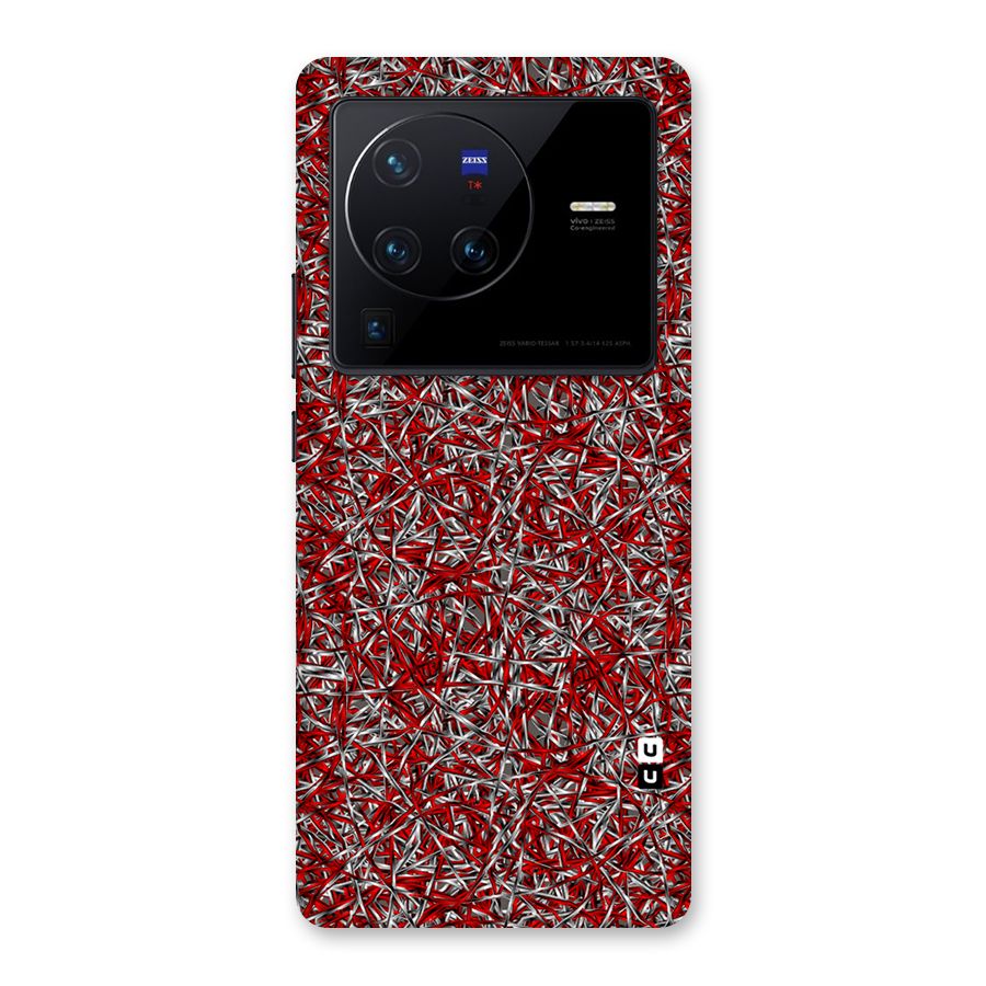 Abstract Threads Back Case for Vivo X80 Pro