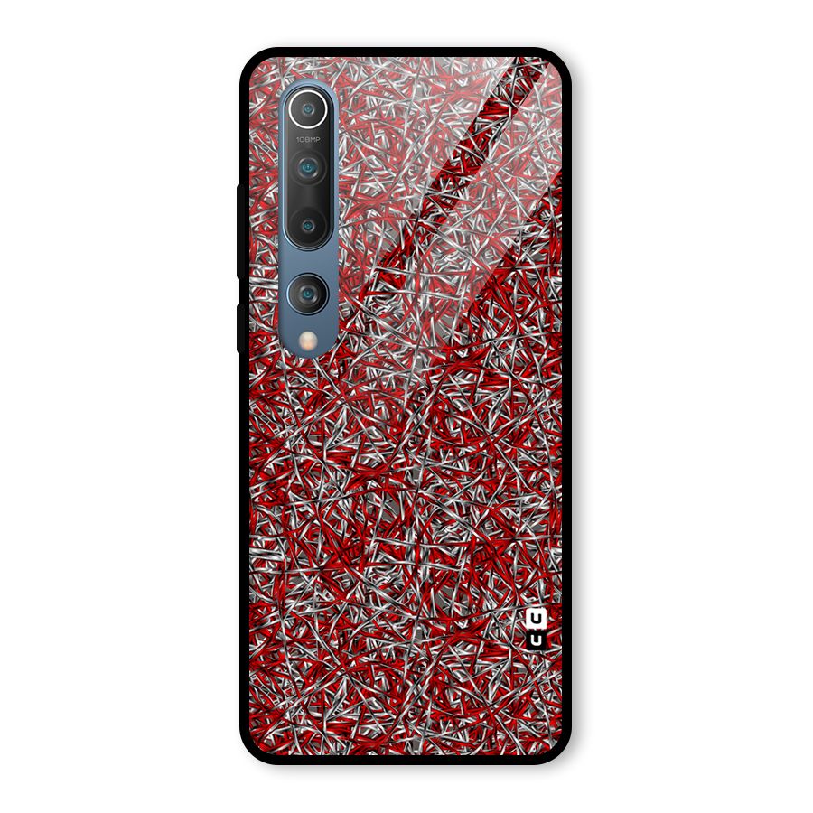 Abstract Threads Glass Back Case for Mi 10