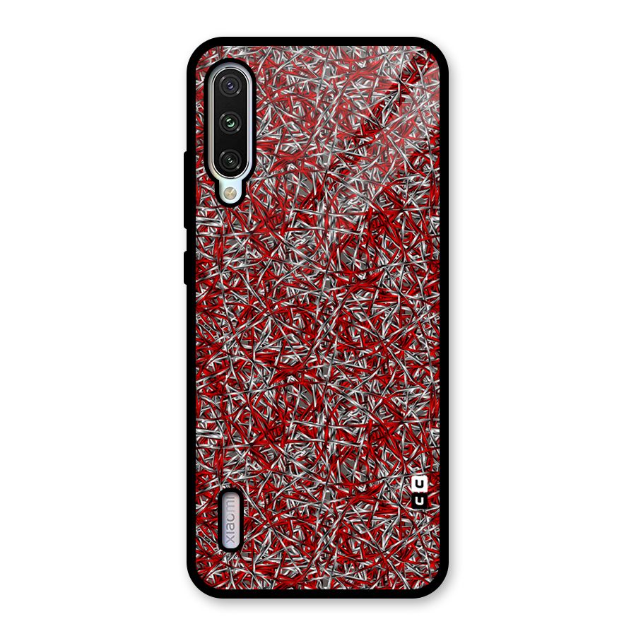 Abstract Threads Glass Back Case for Mi A3