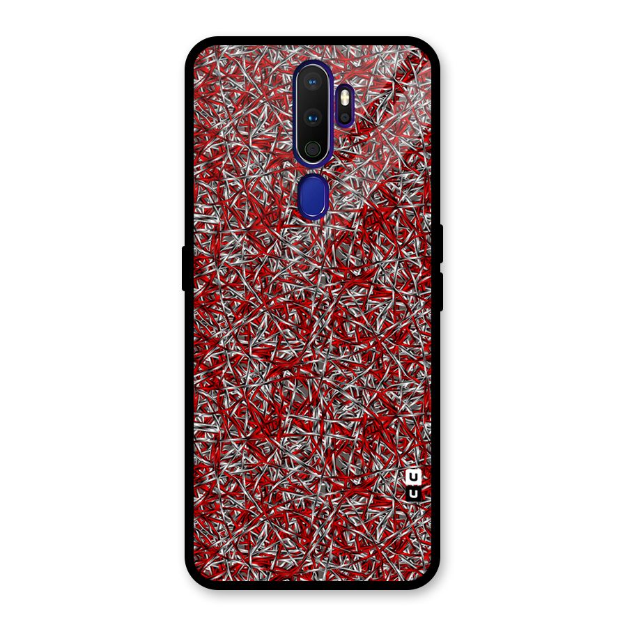 Abstract Threads Glass Back Case for Oppo A9 (2020)