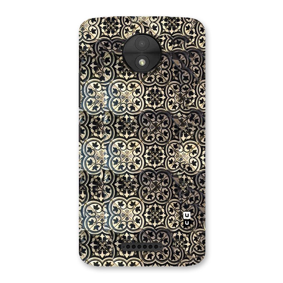 Abstract Tile Back Case for Moto C