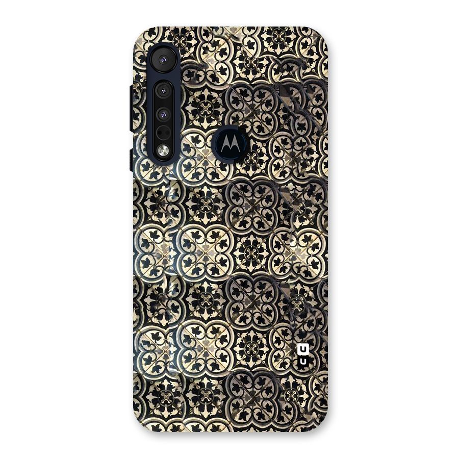 Abstract Tile Back Case for Motorola One Macro