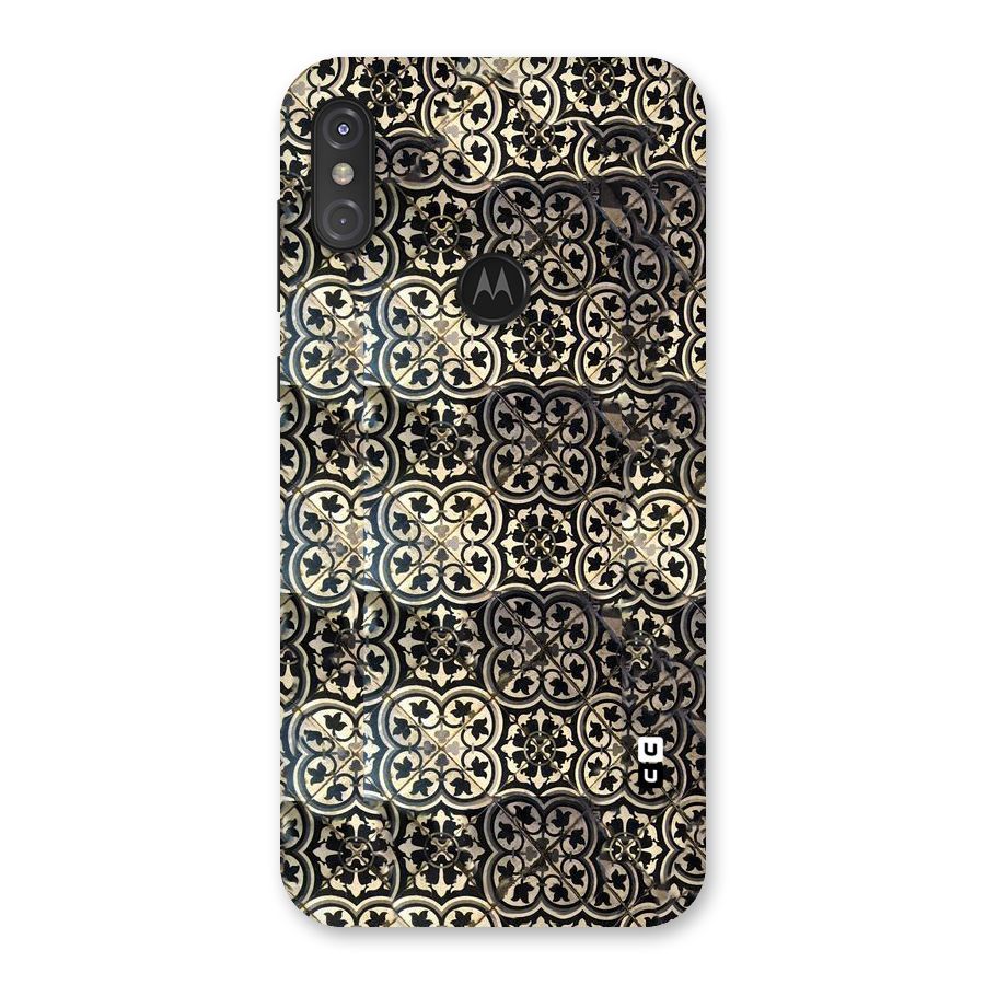 Abstract Tile Back Case for Motorola One Power