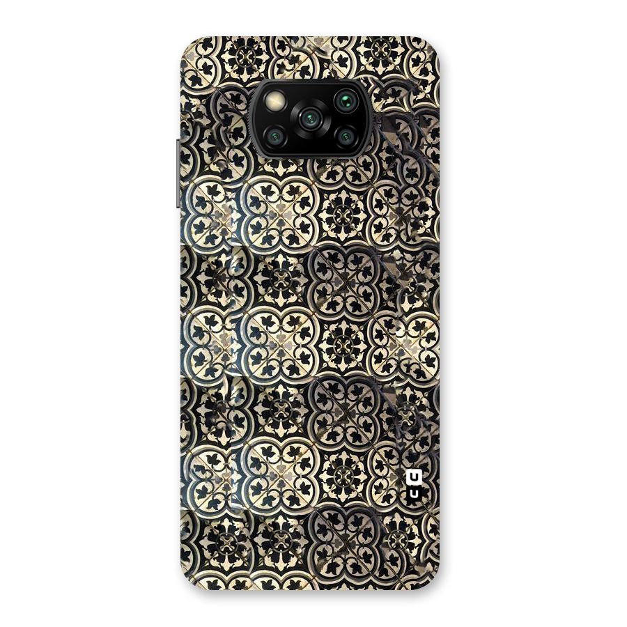 Abstract Tile Back Case for Poco X3