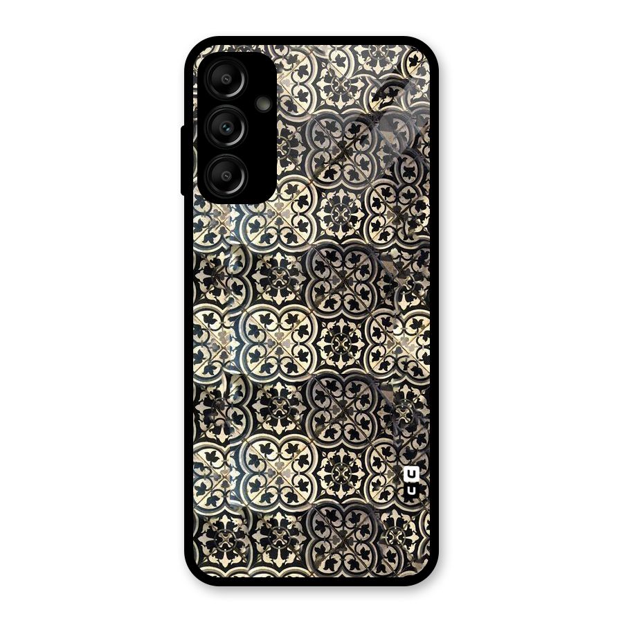 Abstract Tile Glass Back Case for Galaxy A14 5G