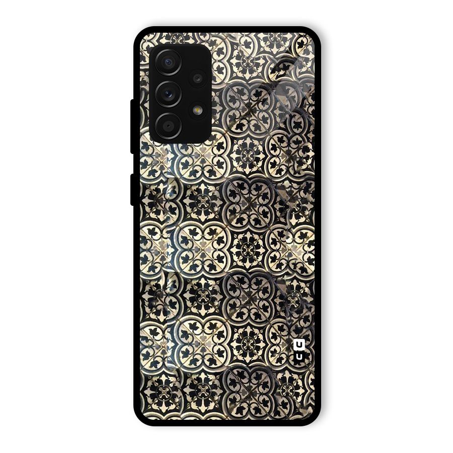 Abstract Tile Glass Back Case for Galaxy A53 5G