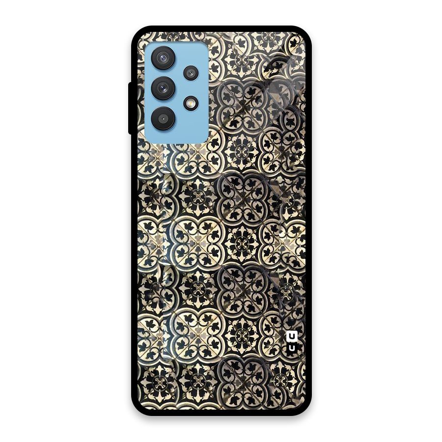 Abstract Tile Glass Back Case for Galaxy M32 5G