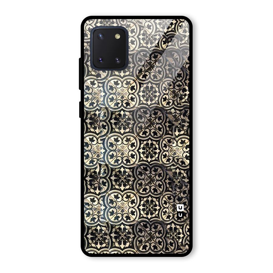 Abstract Tile Glass Back Case for Galaxy Note 10 Lite