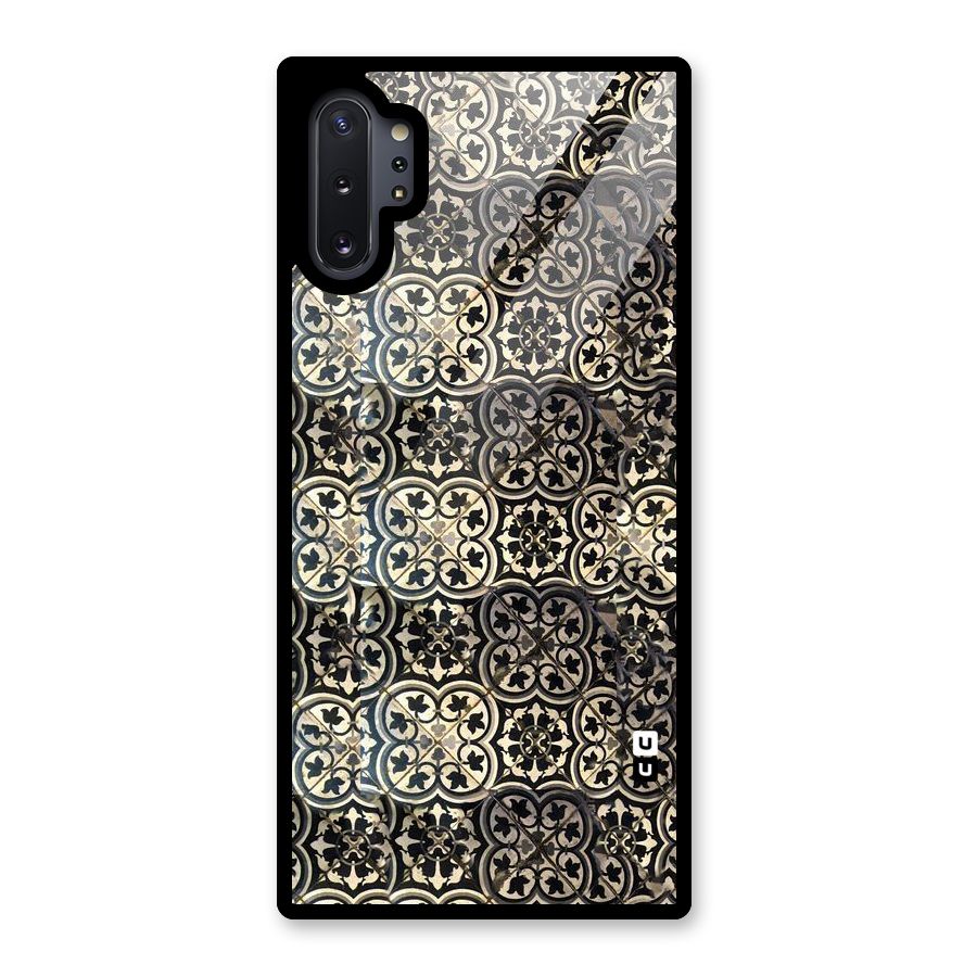 Abstract Tile Glass Back Case for Galaxy Note 10 Plus