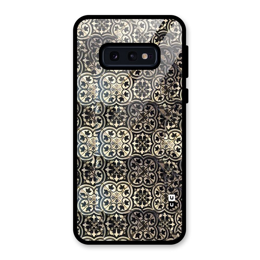 Abstract Tile Glass Back Case for Galaxy S10e