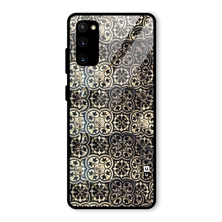 Abstract Tile Glass Back Case for Galaxy S20 FE