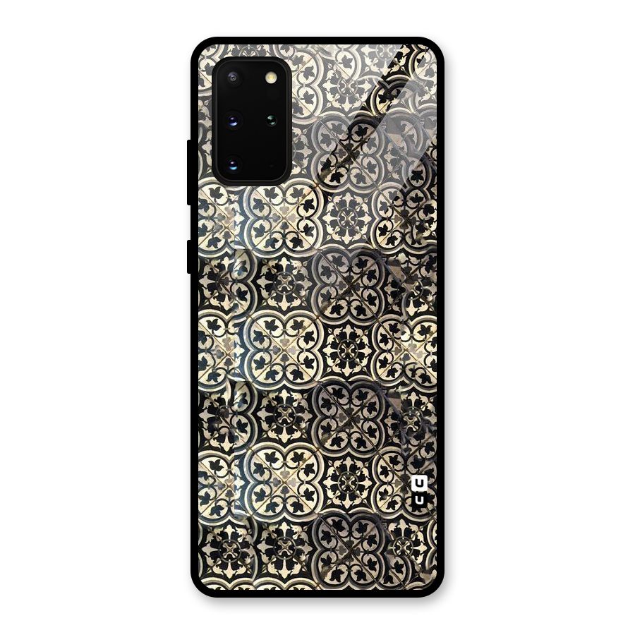 Abstract Tile Glass Back Case for Galaxy S20 Plus