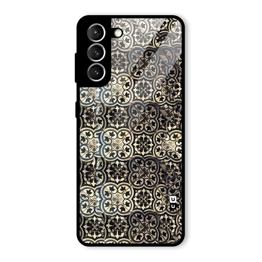 Abstract Tile Glass Back Case for Galaxy S21 5G