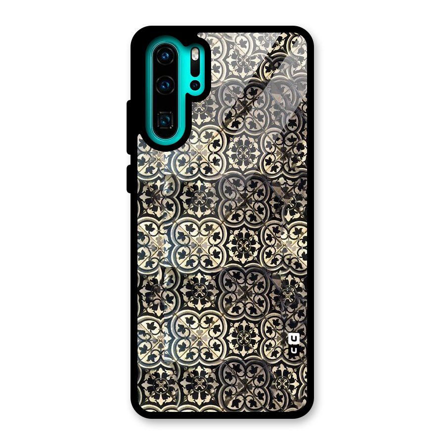 Abstract Tile Glass Back Case for Huawei P30 Pro