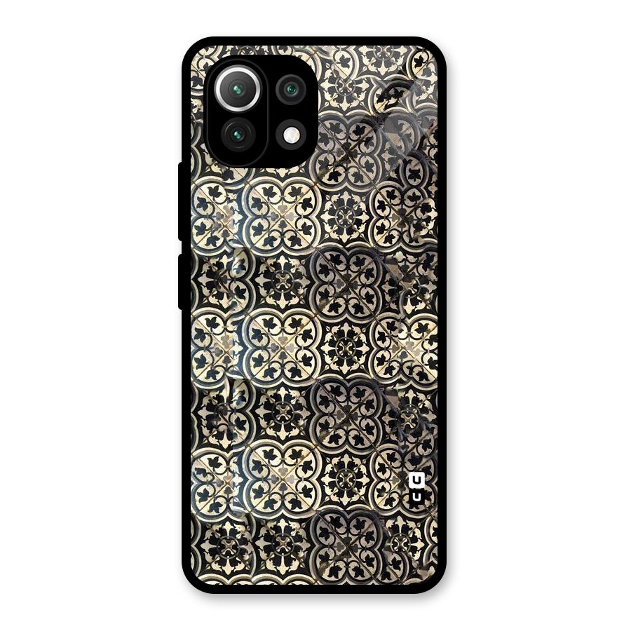 Abstract Tile Glass Back Case for Mi 11 Lite NE 5G
