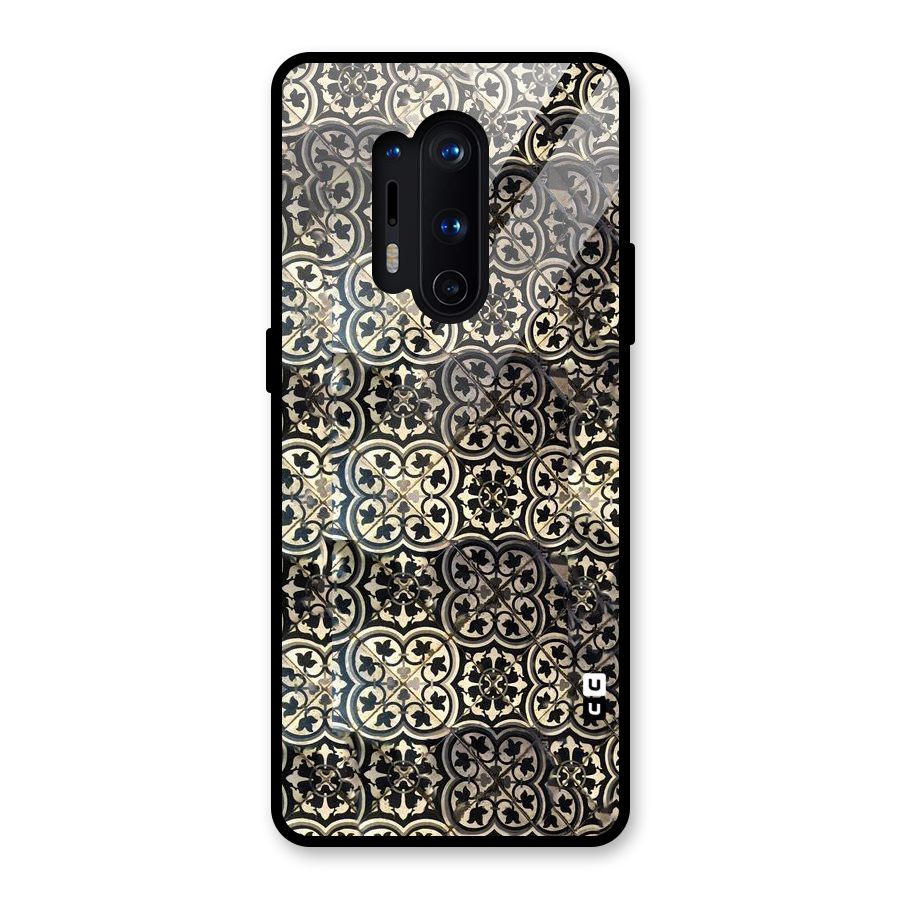 Abstract Tile Glass Back Case for OnePlus 8 Pro