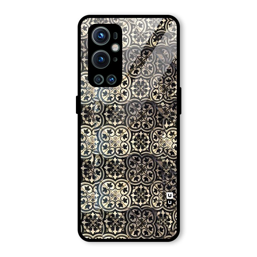 Abstract Tile Glass Back Case for OnePlus 9 Pro