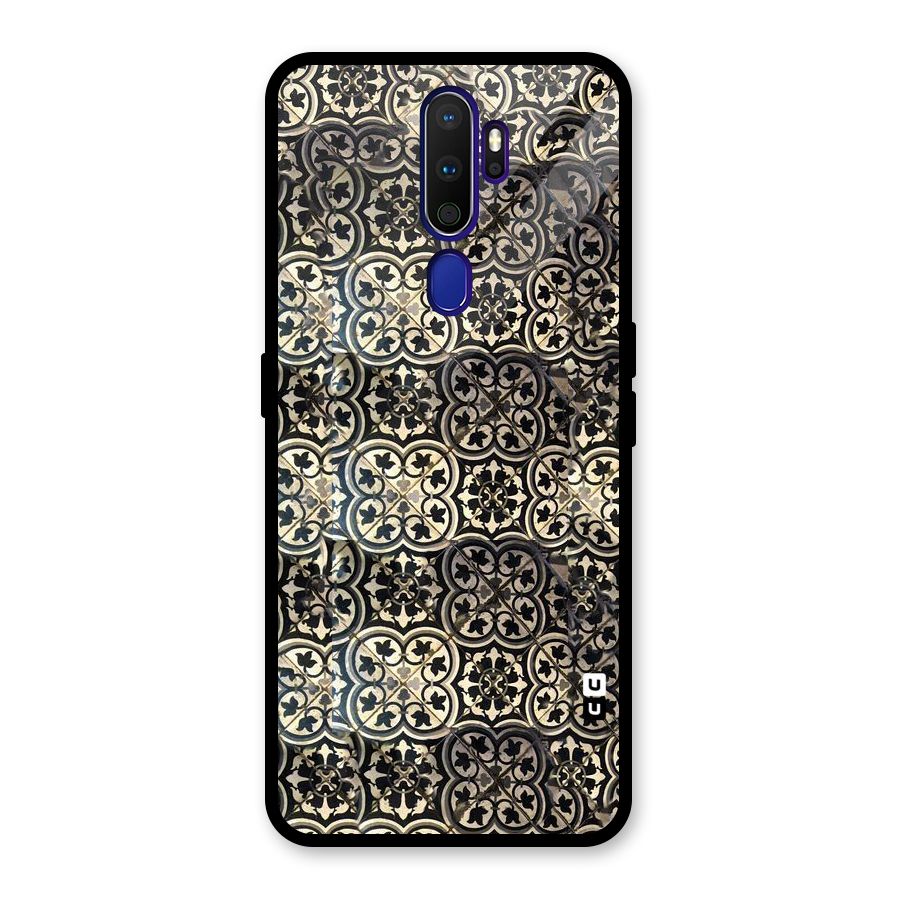 Abstract Tile Glass Back Case for Oppo A9 (2020)