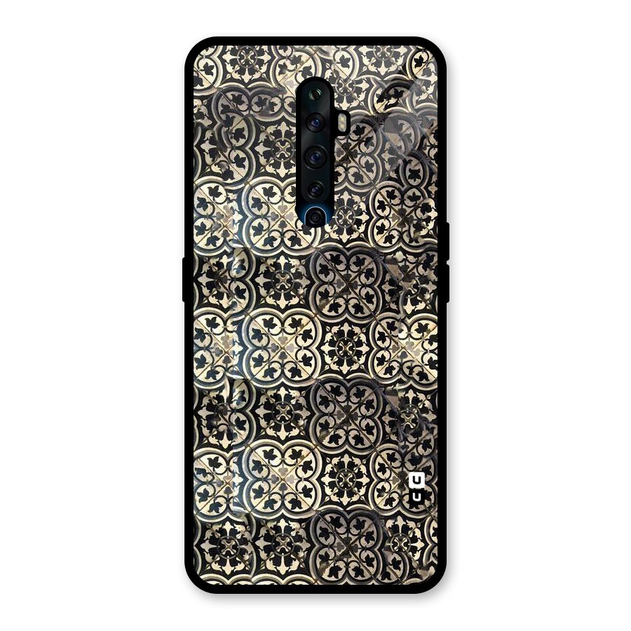 Abstract Tile Glass Back Case for Oppo Reno2 F