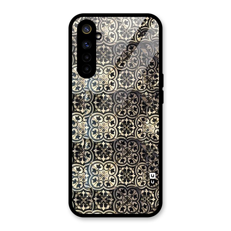 Abstract Tile Glass Back Case for Realme 6i