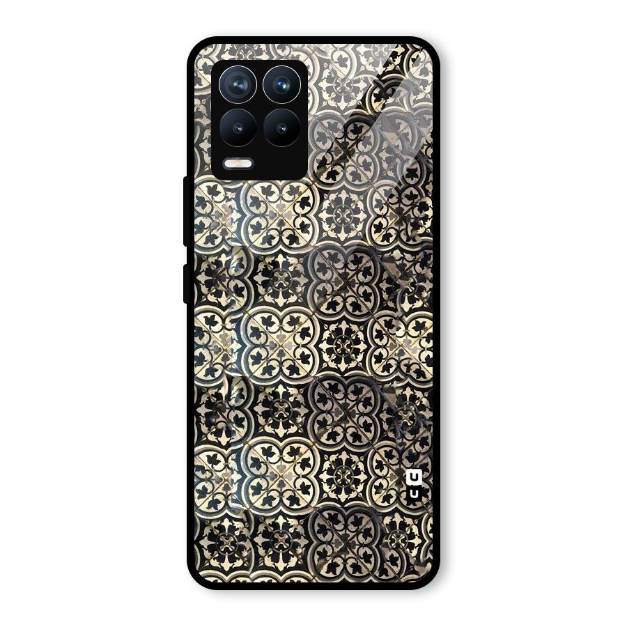 Abstract Tile Glass Back Case for Realme 8