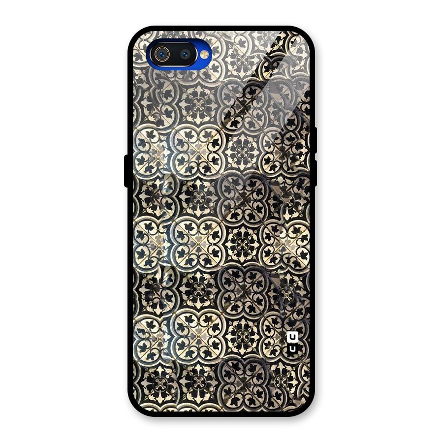 Abstract Tile Glass Back Case for Realme C2