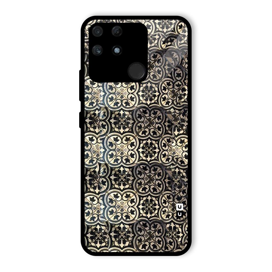 Abstract Tile Glass Back Case for Realme Narzo 50A