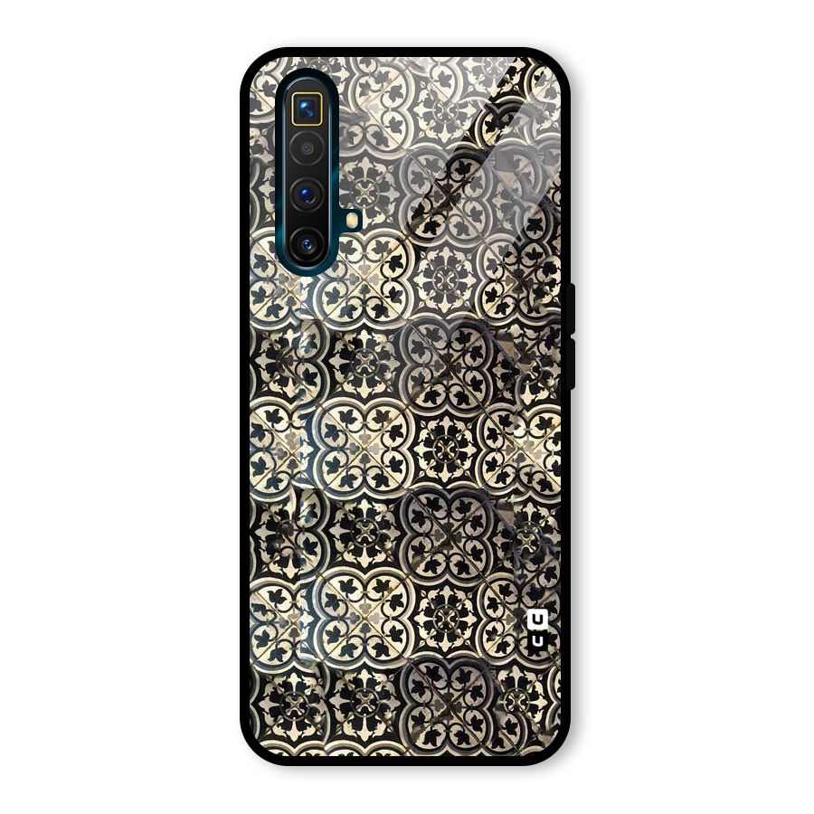 Abstract Tile Glass Back Case for Realme X3