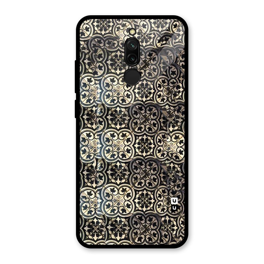 Abstract Tile Glass Back Case for Redmi 8