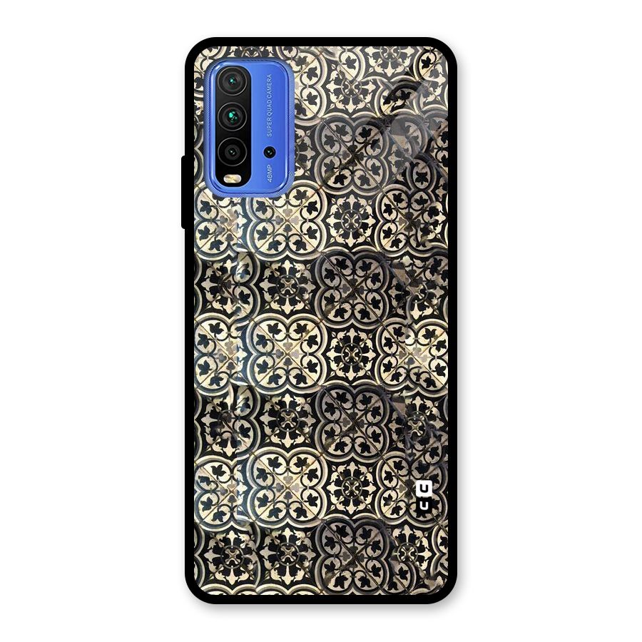 Abstract Tile Glass Back Case for Redmi 9 Power