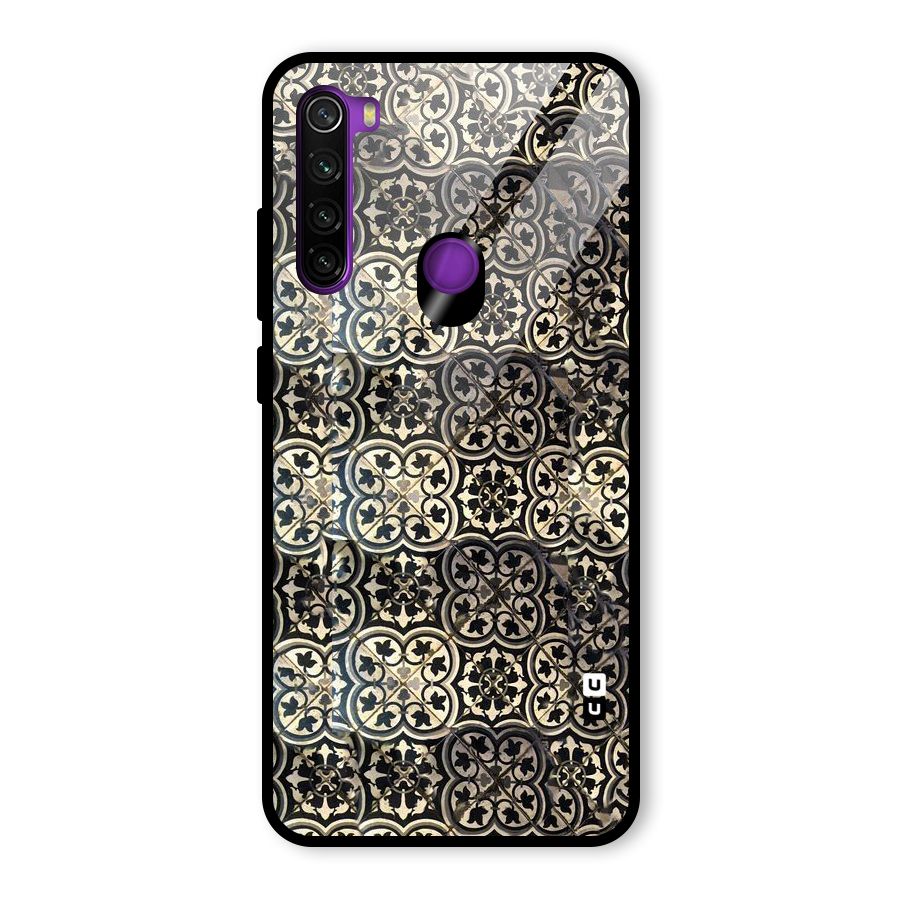 Abstract Tile Glass Back Case for Redmi Note 8