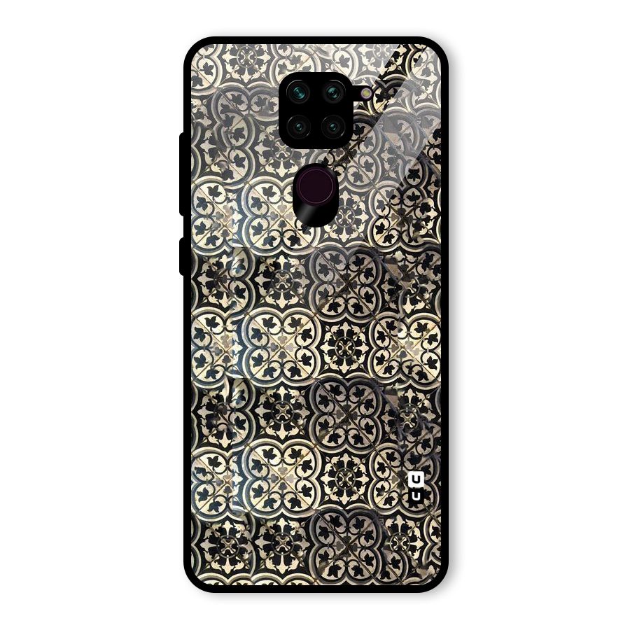 Abstract Tile Glass Back Case for Redmi Note 9
