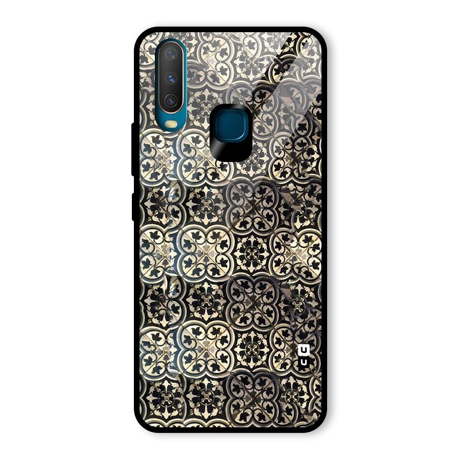 Abstract Tile Glass Back Case for Vivo Y17