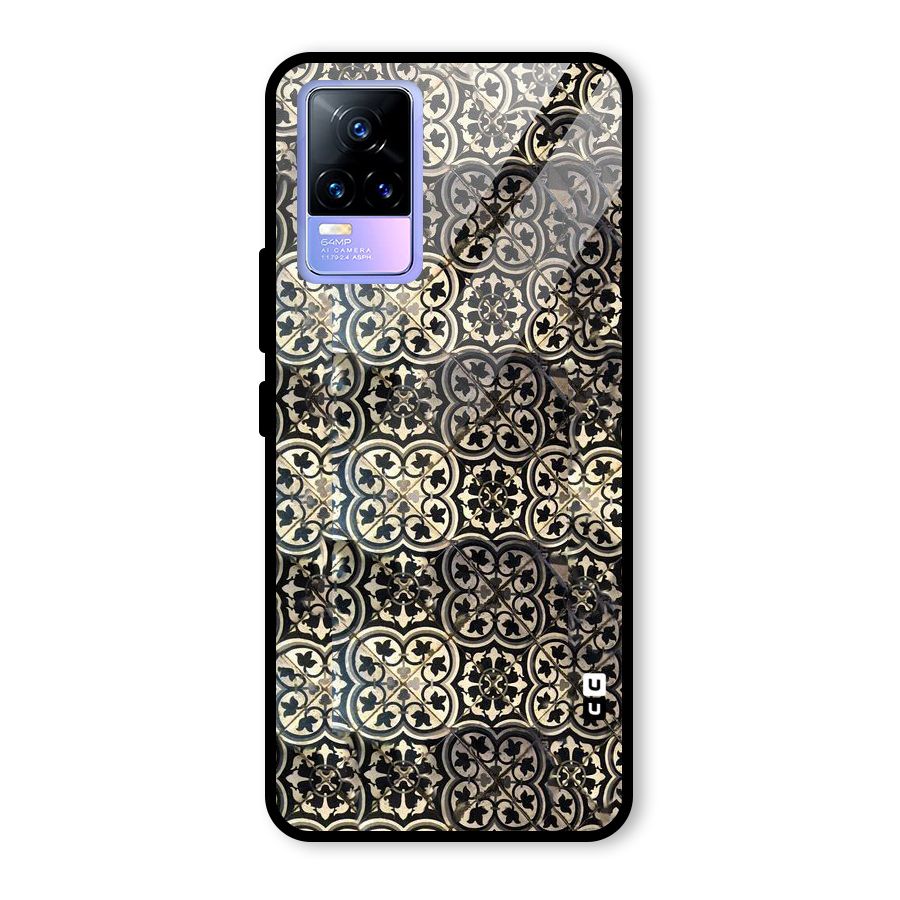 Abstract Tile Glass Back Case for Vivo Y73
