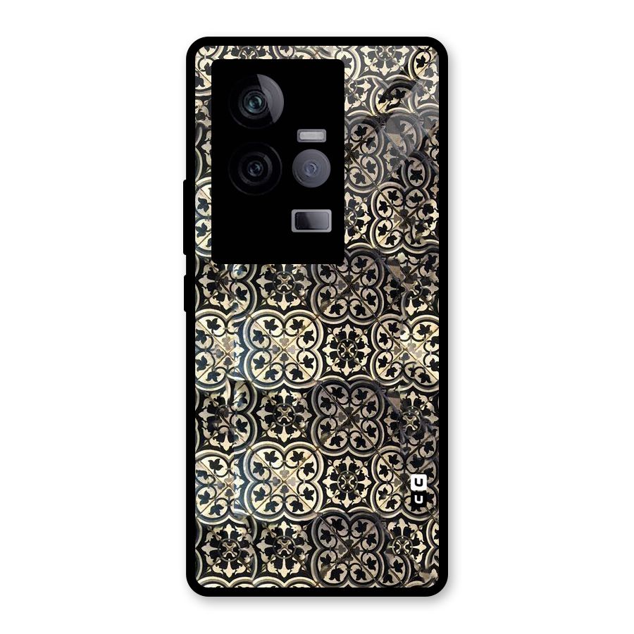Abstract Tile Glass Back Case for Vivo iQOO 11 5G