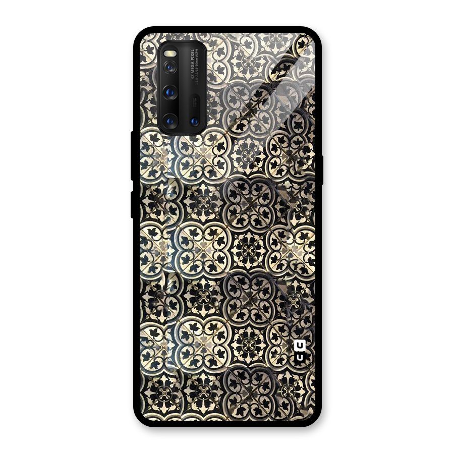 Abstract Tile Glass Back Case for Vivo iQOO 3