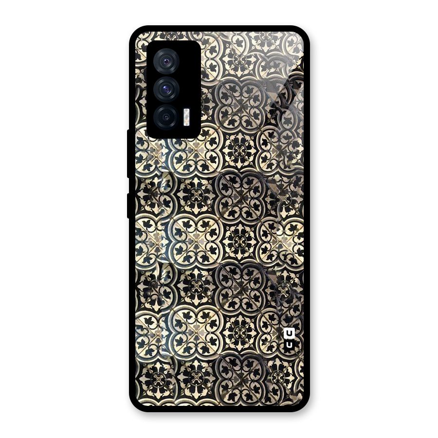 Abstract Tile Glass Back Case for Vivo iQOO 7 5G