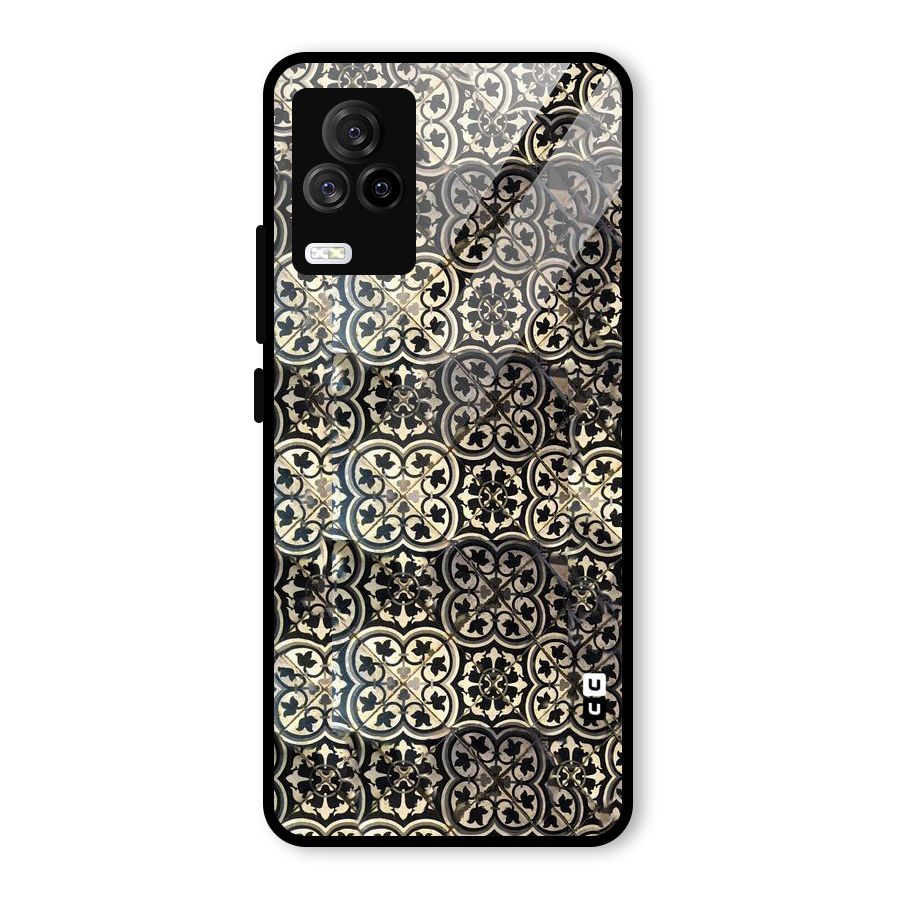 Abstract Tile Glass Back Case for Vivo iQOO 7 Legend 5G
