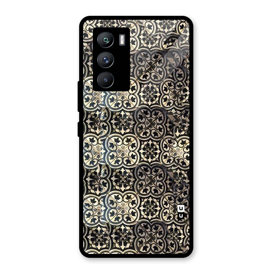 Abstract Tile Glass Back Case for Vivo iQOO 9 SE