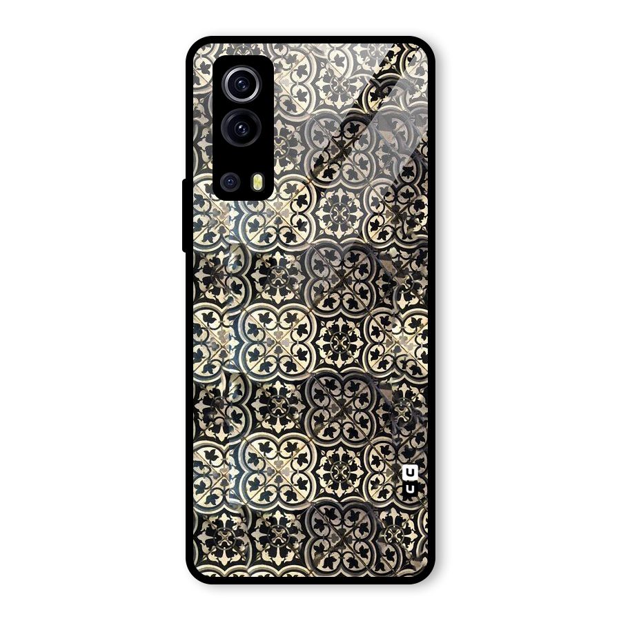 Abstract Tile Glass Back Case for Vivo iQOO Z3