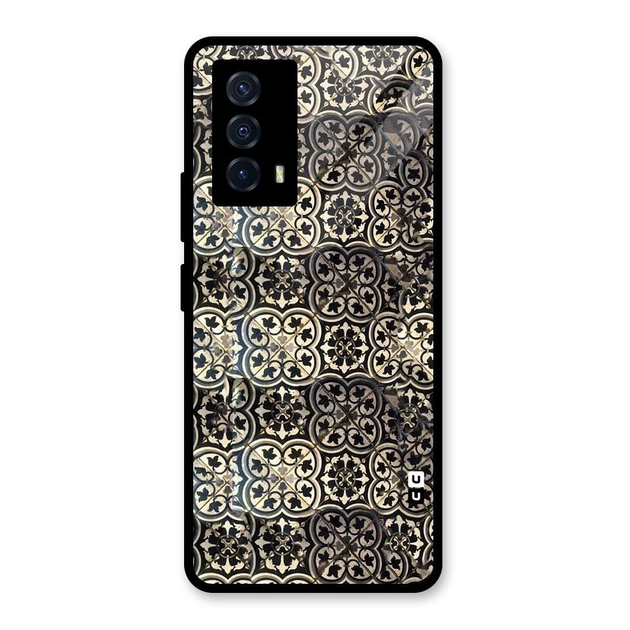 Abstract Tile Glass Back Case for Vivo iQOO Z5