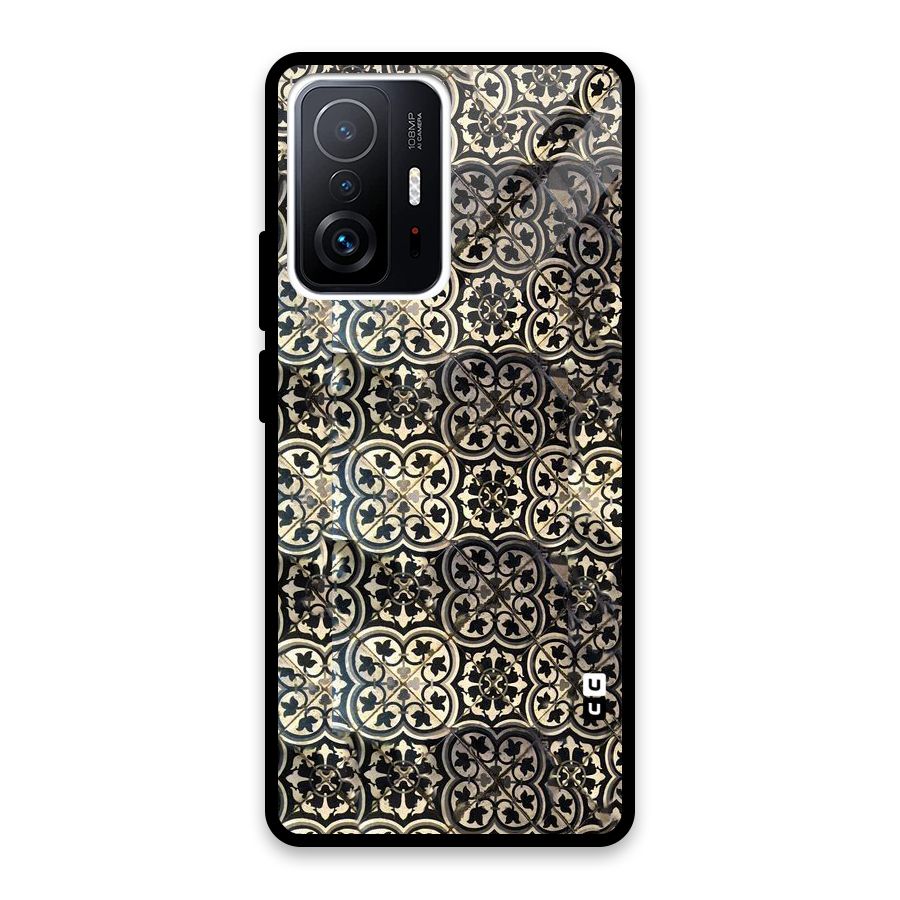 Abstract Tile Glass Back Case for Xiaomi 11T Pro
