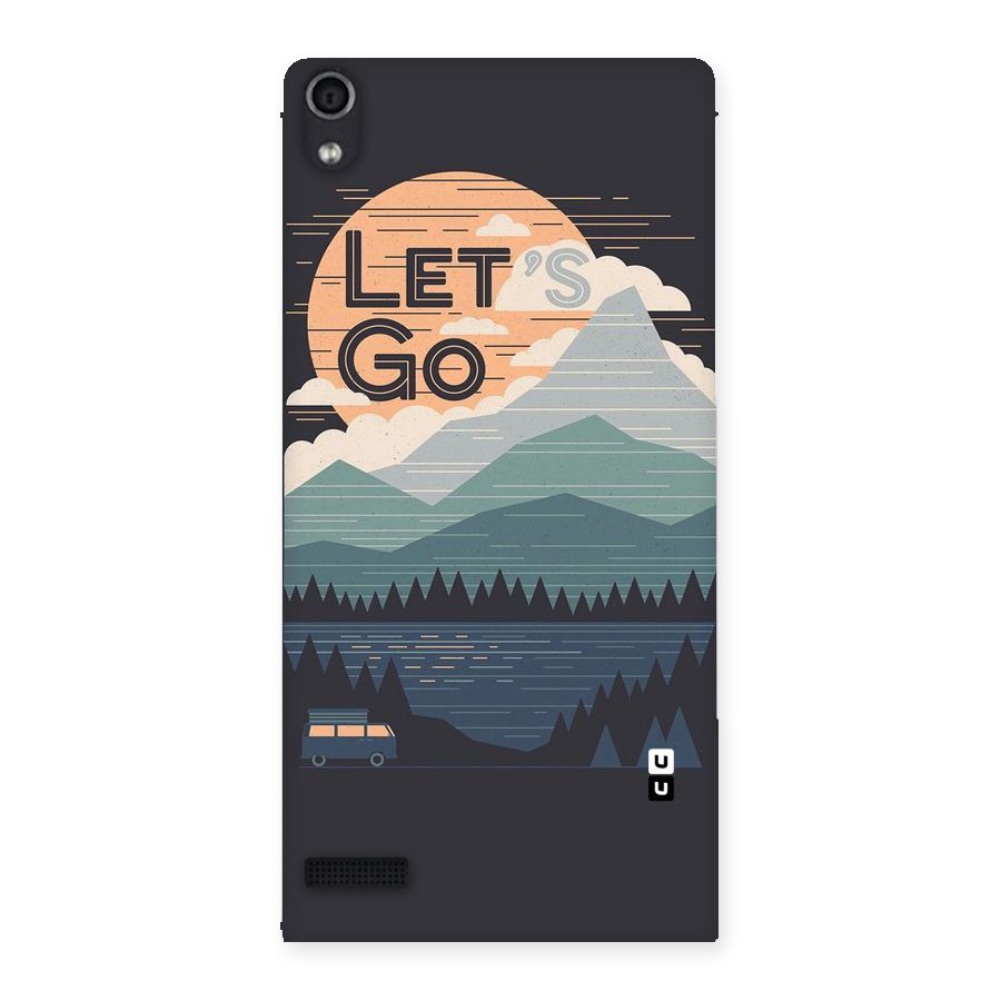 Abstract Travel Back Case for Ascend P6