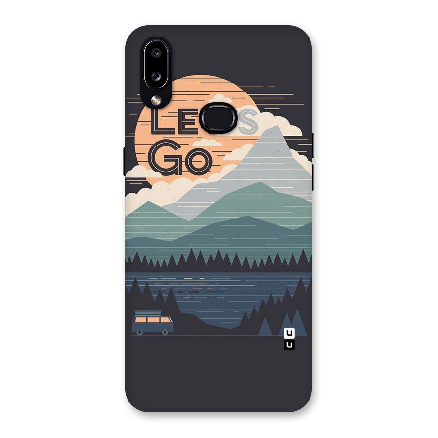 Abstract Travel Back Case for Galaxy A10s