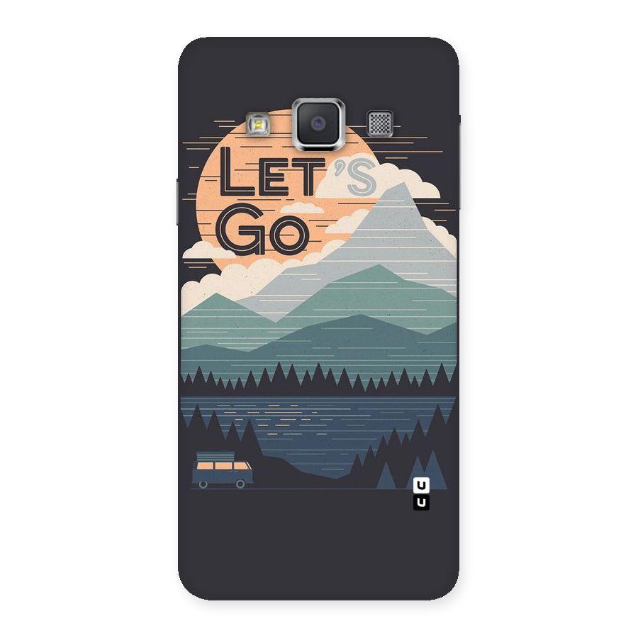 Abstract Travel Back Case for Galaxy A3