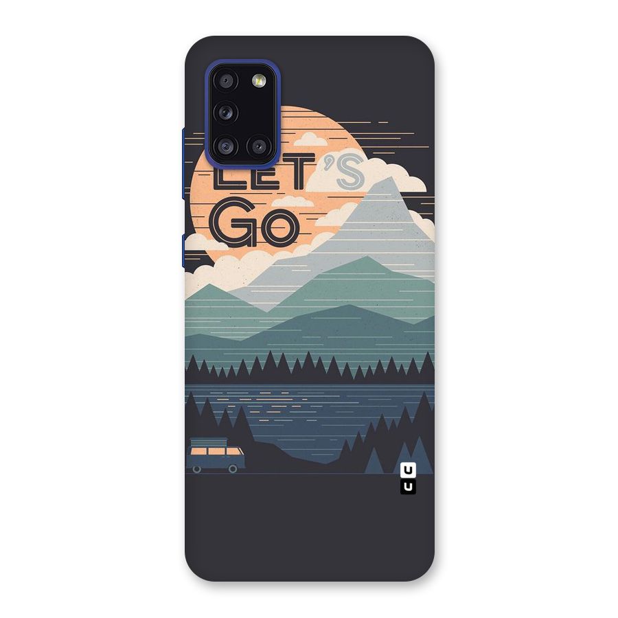 Abstract Travel Back Case for Galaxy A31