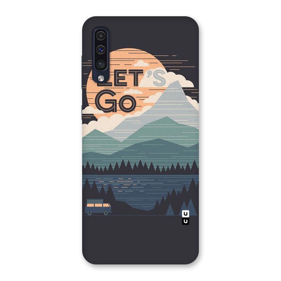 Abstract Travel Back Case for Galaxy A50s