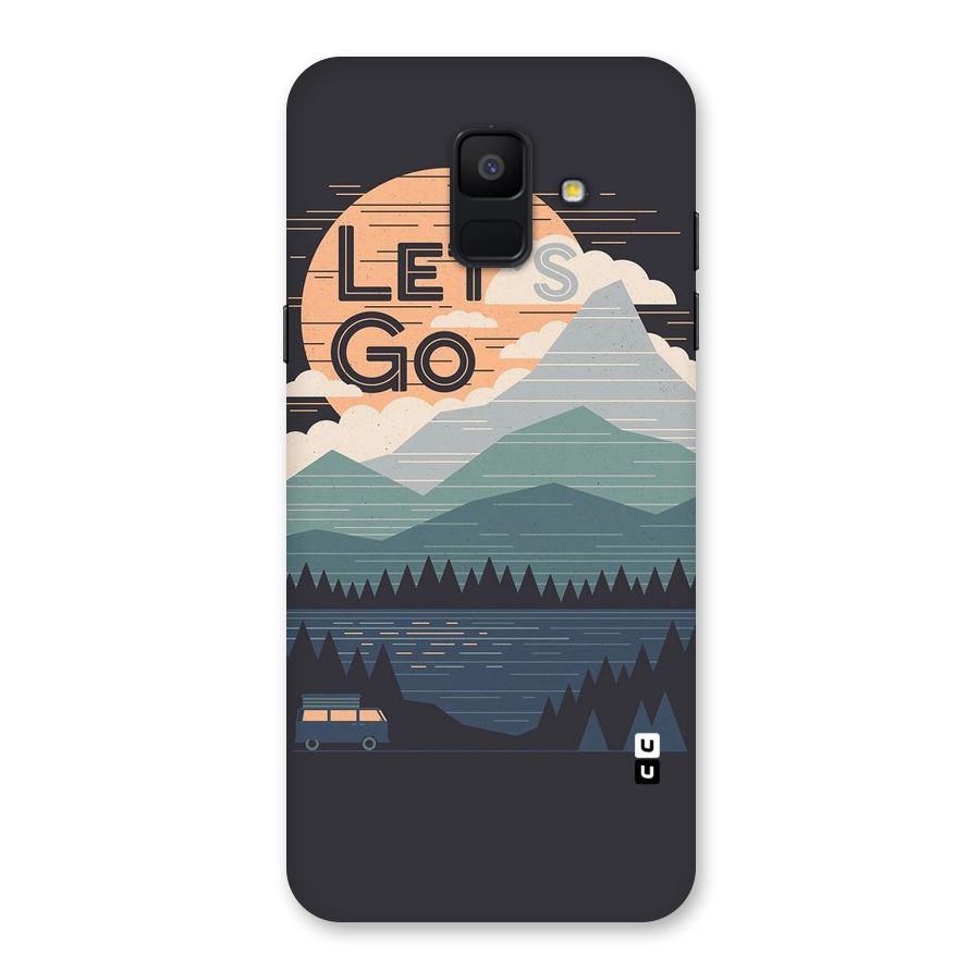 Abstract Travel Back Case for Galaxy A6 (2018)