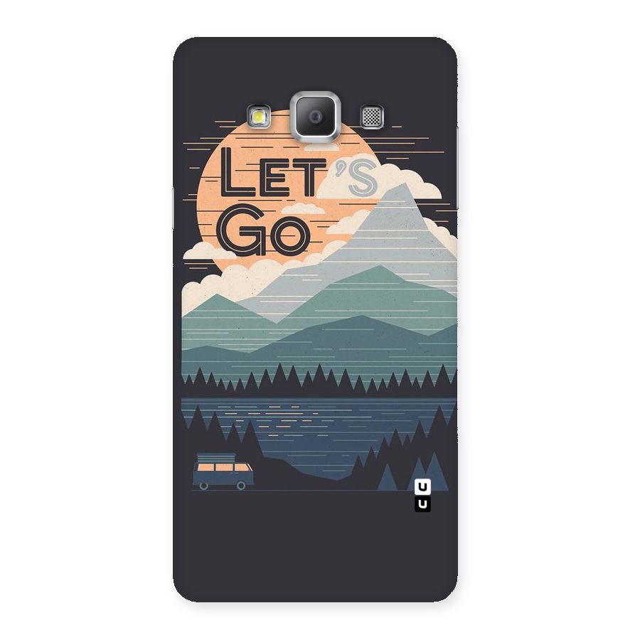 Abstract Travel Back Case for Galaxy A7