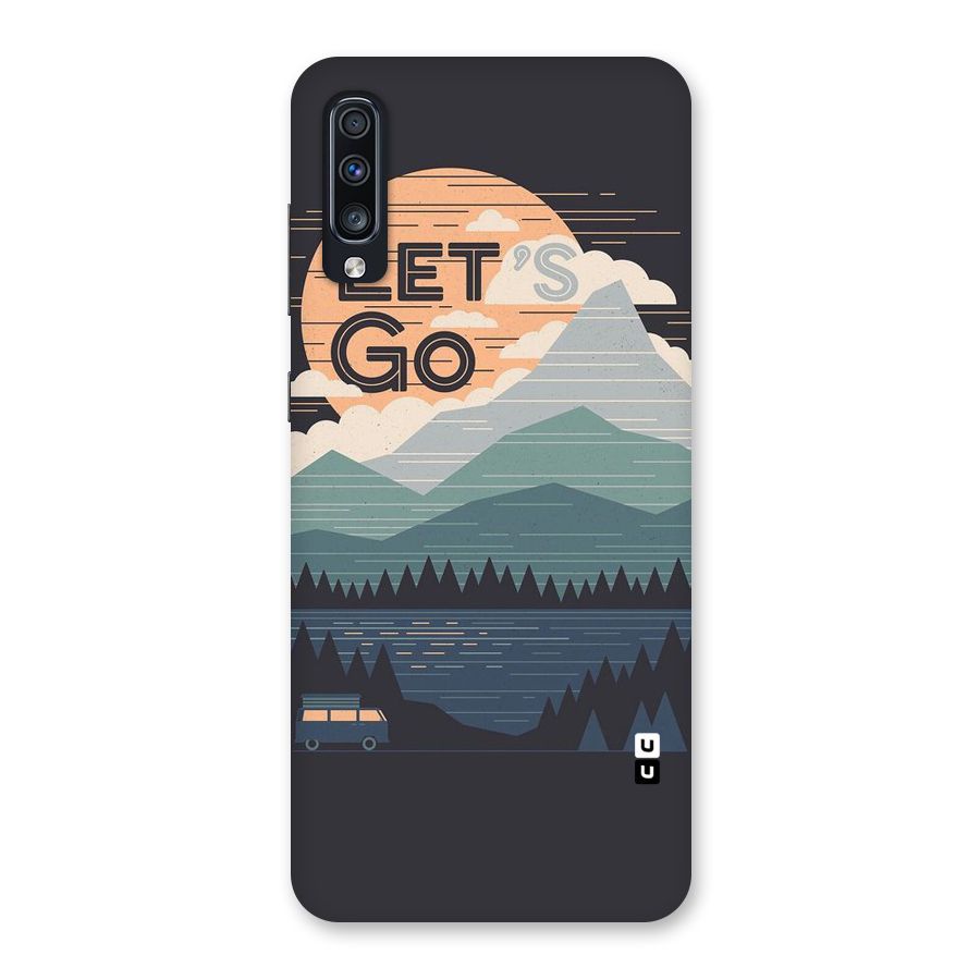 Abstract Travel Back Case for Galaxy A70
